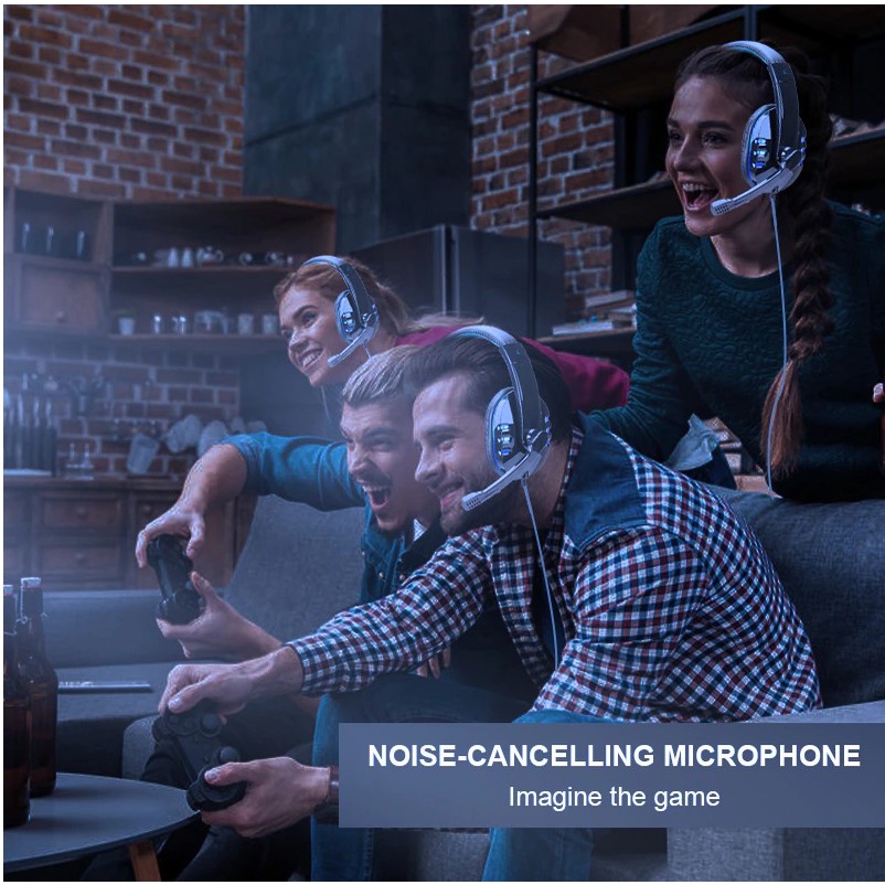 FOR PC/PS3/PS4/XBOX Tai Nghe Gaming Chính Hãng ASPOR A216, Có MIC, Hỗ Trợ PS4/XB1S/XBXS/PC/Laptop/Điện Thoại...