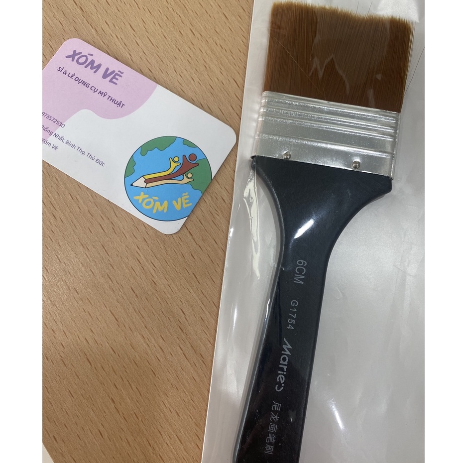 [XÓM VẼ] Cọ bản to/panh-xô Marie's lông nhân tạo G1754 nhiều size.