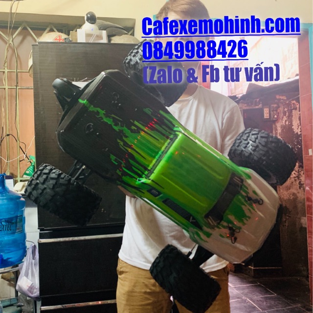 Xe khủng long KingMs Monster truck 100km/h siêu to gần 1 mét hàng đỉnh Rc
