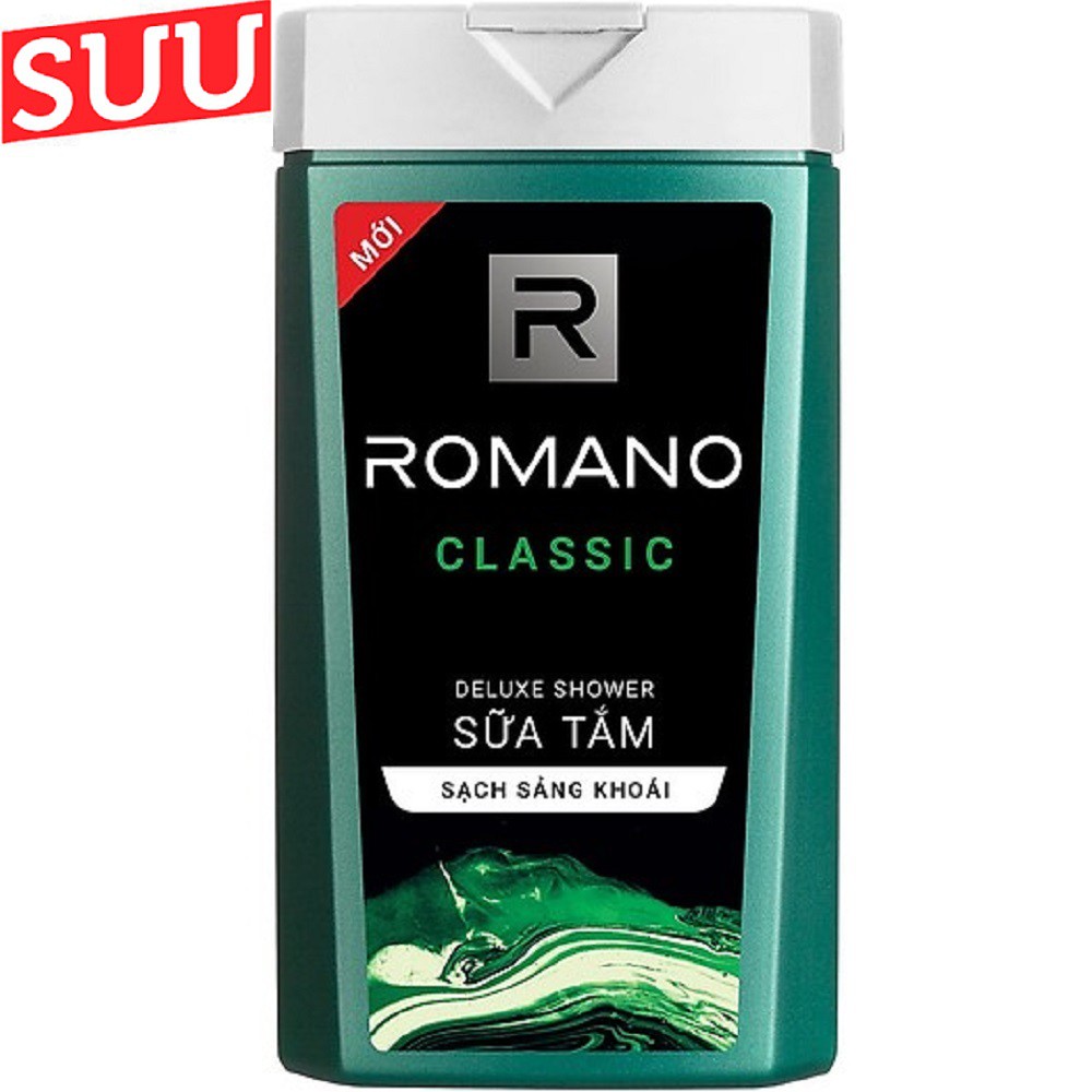 Dầu Gội - sữa tắm Cao Cấp Cho Nam Romano Classic 180g suu.shop cam kết 100% chính hãng