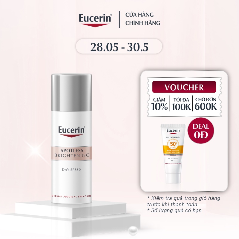 Kem Dưỡng Sáng Da Ban Ngày Chống Nắng Eucerin Spotless Brightening Day SPF30 50ml