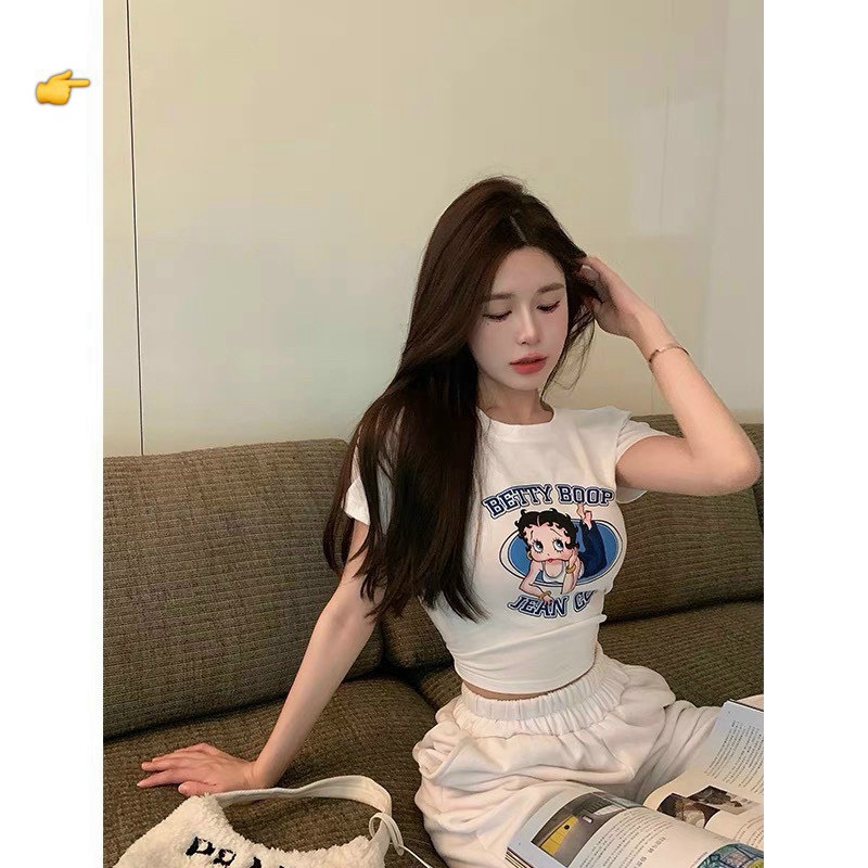 (HCM) ÁO KIỂU CROPTOP THỜI TRANG NỮ TÍNH - PHONG CÁCH SIÊU XINH , DUYÊN DÁNG - FORM ÔM CHO CÁC CHỊ EM KME FASHION