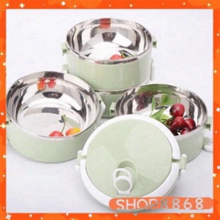 (FREESHIP) Hộp đưng cơm giữ nhiệt lúa mạch 4 tầng - kho giá sỉ hưng yên ( ngẫu nhiên màu )