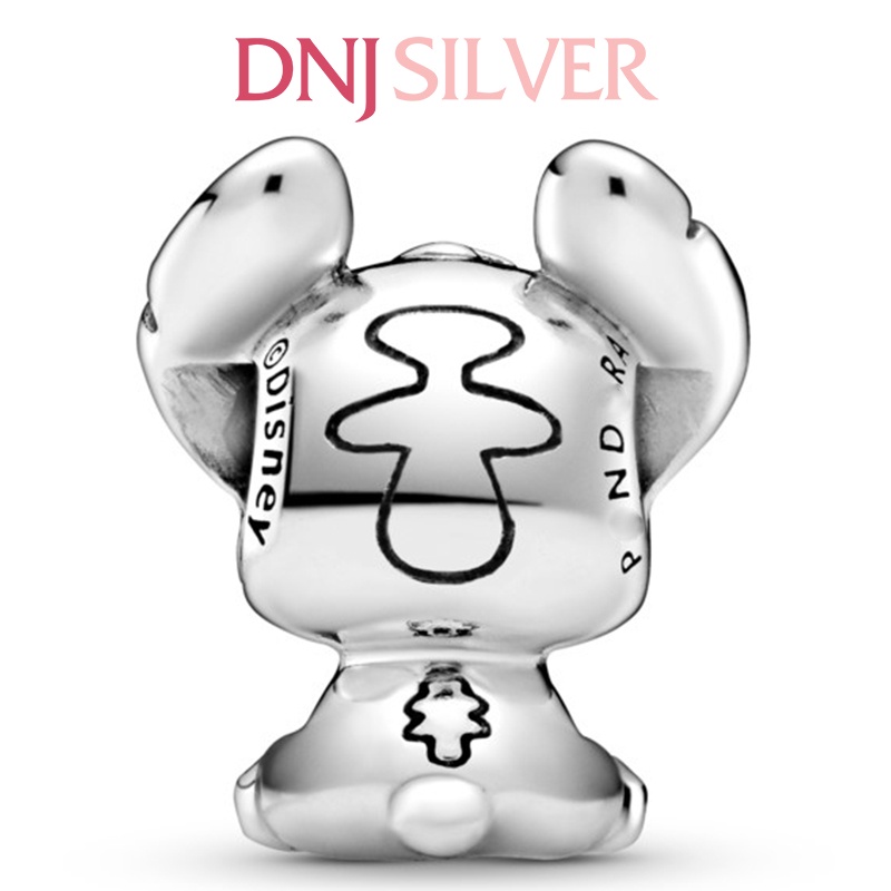 Charm bạc 925 cao cấp, hàng chuẩn bạc - Charm Lilo &amp; Stitch thích hợp để mix vòng tay charm - DN235