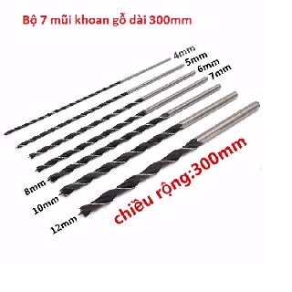 bộ Mũi khoan gỗ 30CM