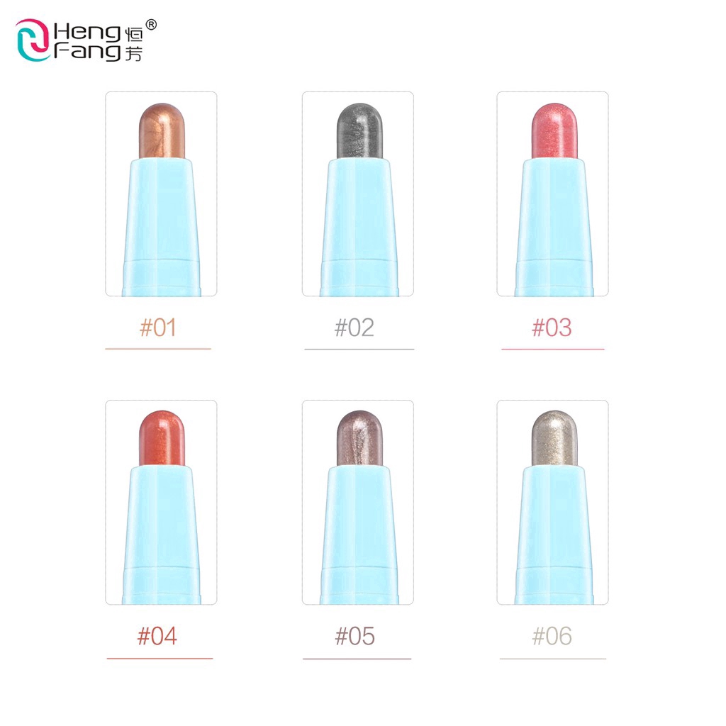 Phấn mắt dạng bút hai đầu Hengfang gồm 6 màu sắc mềm mịn như nhung lấp lánh # H6531 | BigBuy360 - bigbuy360.vn