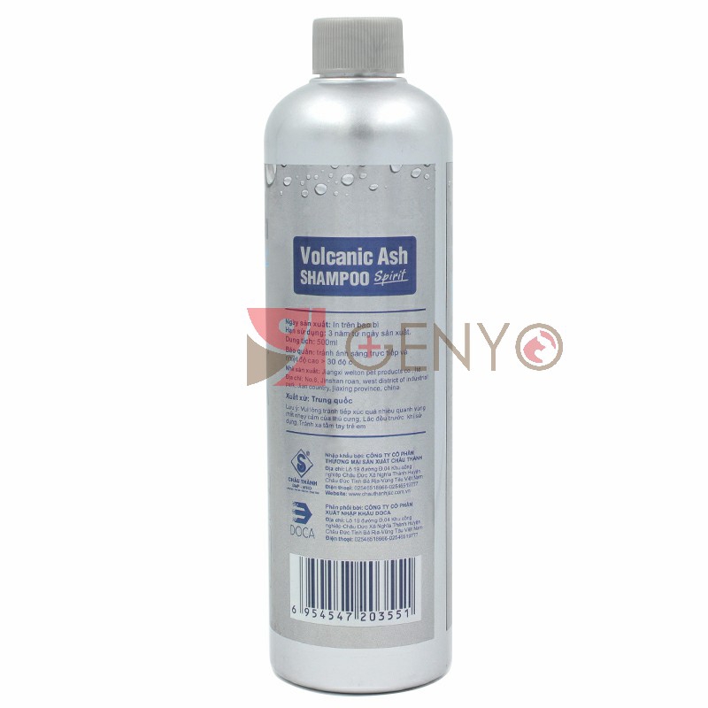 Sữa tắm chuyên trị ve rận bọ chét chó mèo - Volcanic Ve ghẻ 500ml