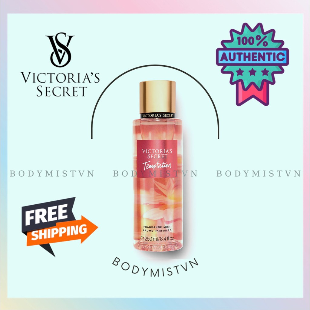 🤎 𝐁𝐨𝐝𝐲𝐦𝐢𝐬𝐭𝐯𝐧 - Xịt Thơm Body Victoria’s Secret Temptation 250ml 🤎