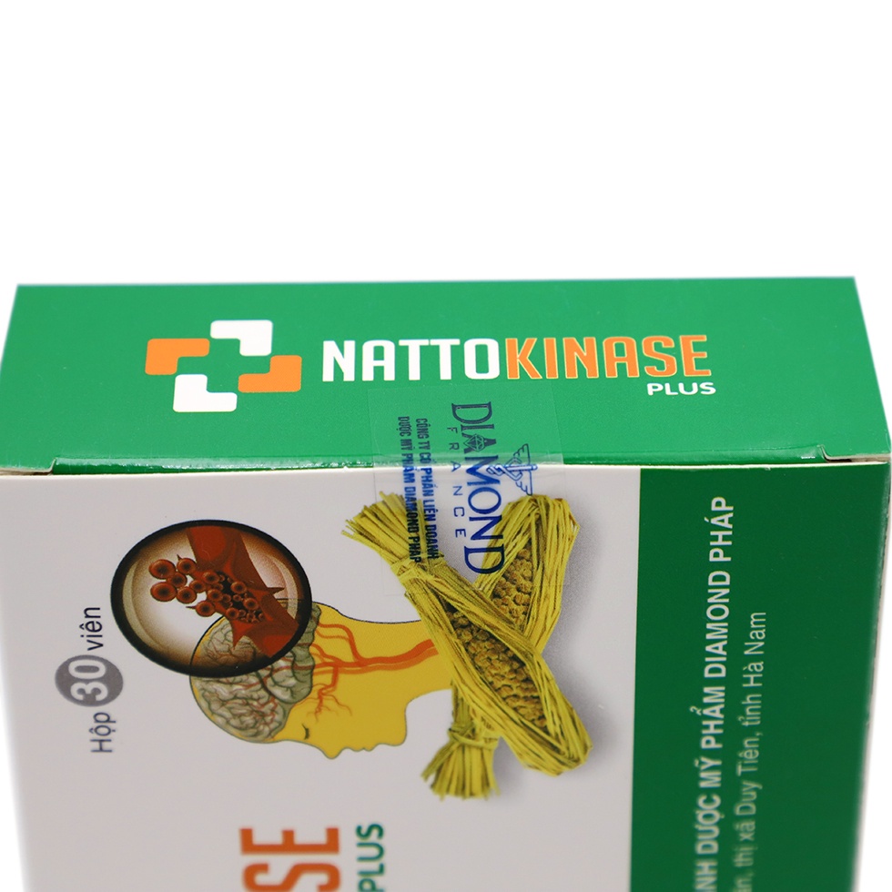Hoạt huyết dưỡng não Nattokinase Plus Tăng cường lưu thông máu lên não, chống tai biến