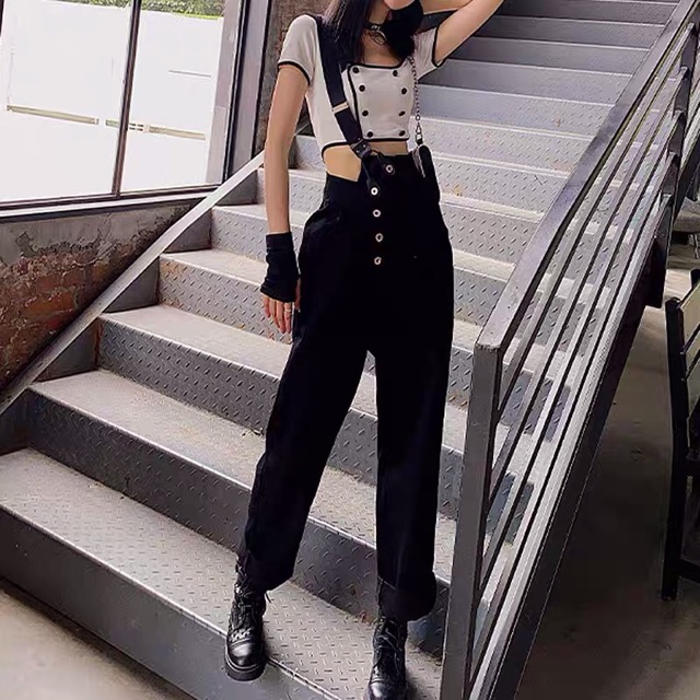 (Có ảnh thật feedback cuối) Yếm Jean nữ thời trang thiết kế phong cách, độc đáo, trẻ trung NV0463 | BigBuy360 - bigbuy360.vn