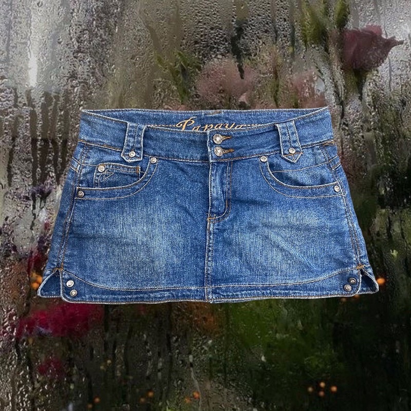 Váy jean ngắn Y2K