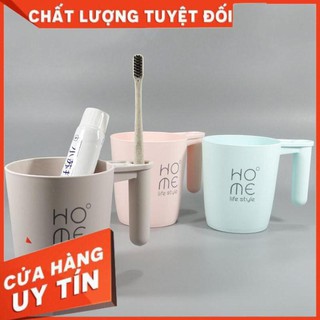 [FREESHIP❤️] Cốc đánh răng có quai cầm cao cấp, Cốc nhựa uống nước 580ml ZB-6863