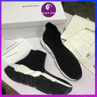 ⚡RẺ VÔ ĐỊCH⚡Giày BALEN SPEED Đen đế trắng  giày thể thao nam nữ giày sneaker