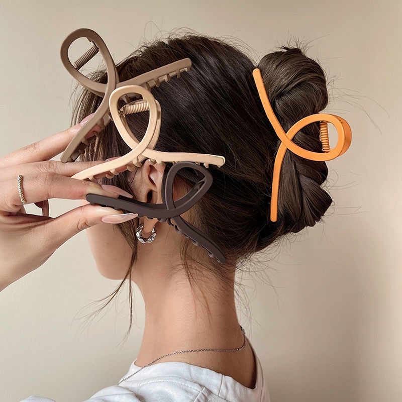 Kẹp tóc càng cua,kẹp gắp tóc phong cách Hàn Quốc nhiều màu cho nữ