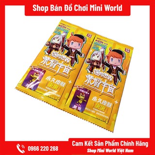 Thẻ Bài Mini World SS4 [Gửi 1 Gói Ngẫu Nhiên, 5 Thẻ Bài]
