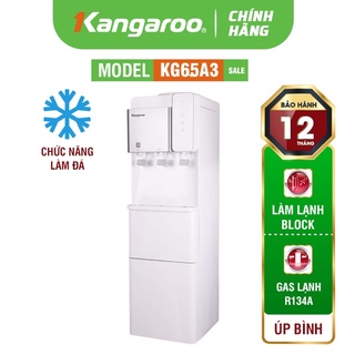 Máy làm nóng lạnh nước uống , cây nước nóng lạnh Kangaroo KG65A3 có chức năng làm đá viên
