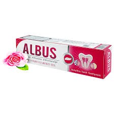 kem đánh răng Albus Sensitive Teeth Toothpaste chống ê buốt và chảy máu chân răng