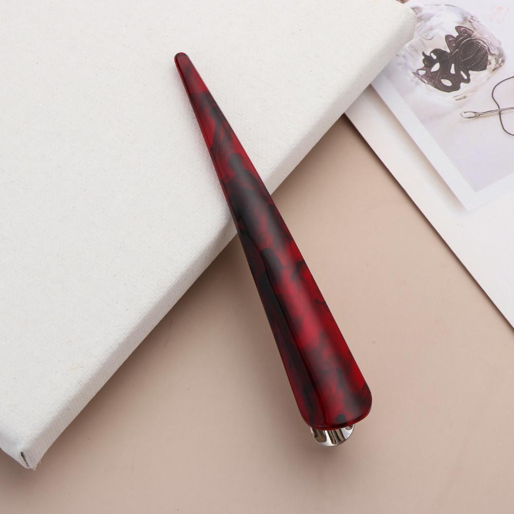 CACTU Kẹp Tóc Cá Sấu Lớn Bằng Acrylic Cho Salon