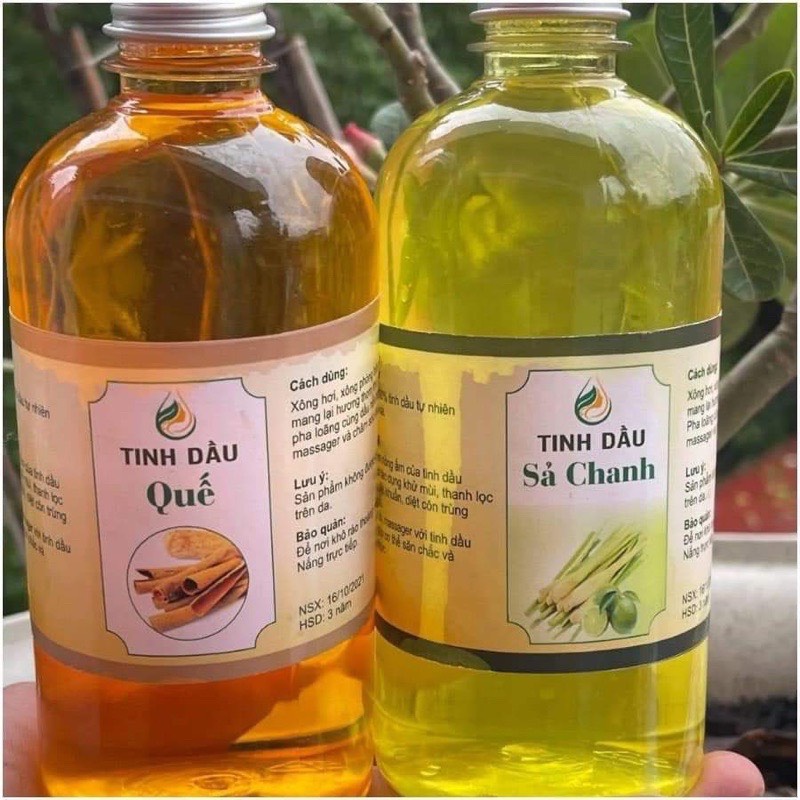 1 LÍT TINH DẦU QUẾ/XẢ LAU SÀN CHỐNG MUỖI HIỆU QUẢ