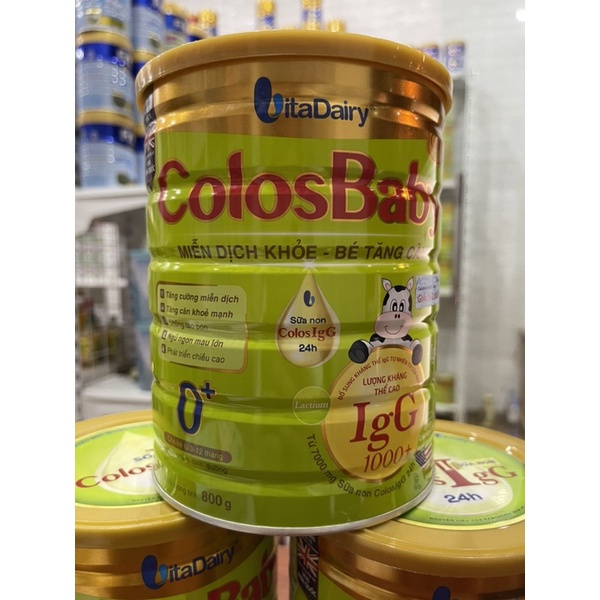 Sữa Colosbaby Gold - Số 0,1,2 Hộp 800g