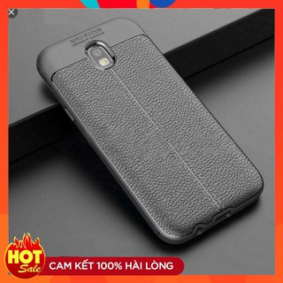 Ốp Lưng Samsung Galaxy M21 2020 Vân da Auto Focus ( Đen )