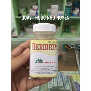 berberin rối loạn tiêu hóa lọ 400 viên