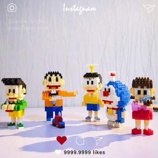 Đồ chơi lắp ráp Doraemon và Bạn bè - 6 mẫu Nanoblock Doremon Nobita Doremi Xuka Chaien Xuneo LBOYU