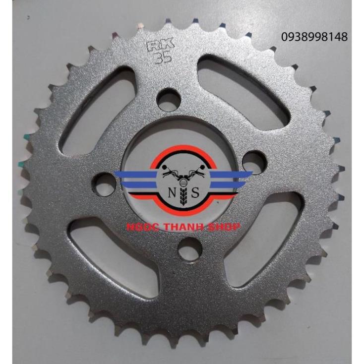 Đĩa sau Dĩa sau Kawasaki W175 35 răng tháo xe zin mới 95-99% NTS - ngocthanh_shop