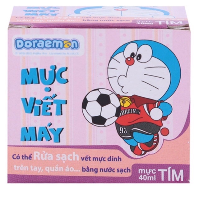 Mực Viết Máy Doremon Màu Tím