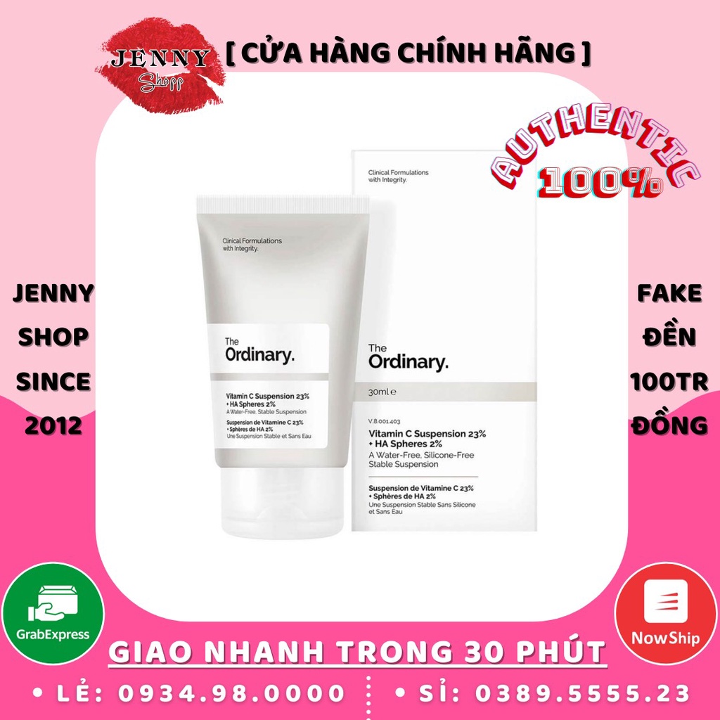 Kem Dưỡng Da The Ordinary Vitamin C Suspension 23% + HA Spheres 2%