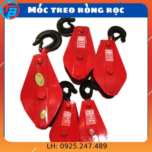 Móc treo ròng rọc - puly treo cáp tải 500 KG, 1 TẤN, 2 TẤN, 3,5 TẤN - Kim Khí Vattuvina CÁP THÉP THỦ ĐỨC