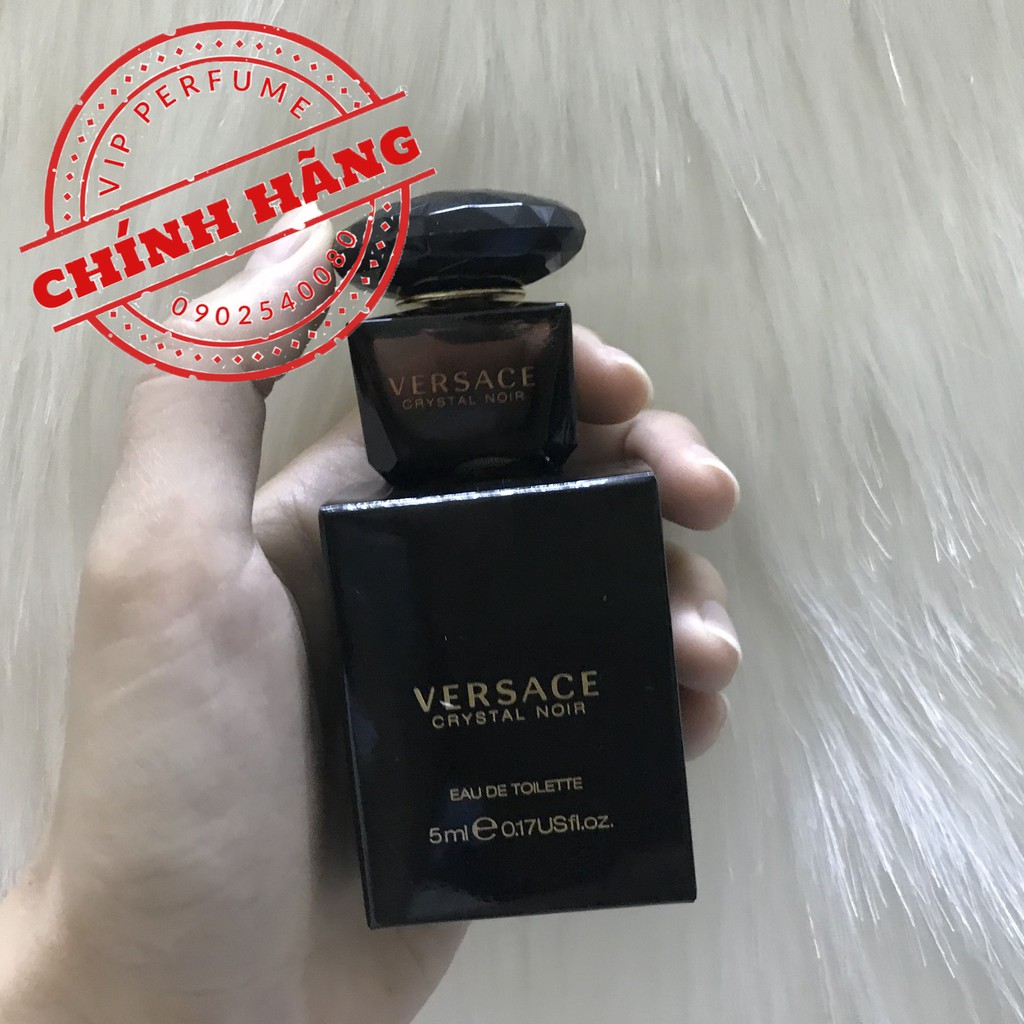 Nước hoa nữ chính hãng Versace Crystal Noir EDT 5ml | BigBuy360 - bigbuy360.vn