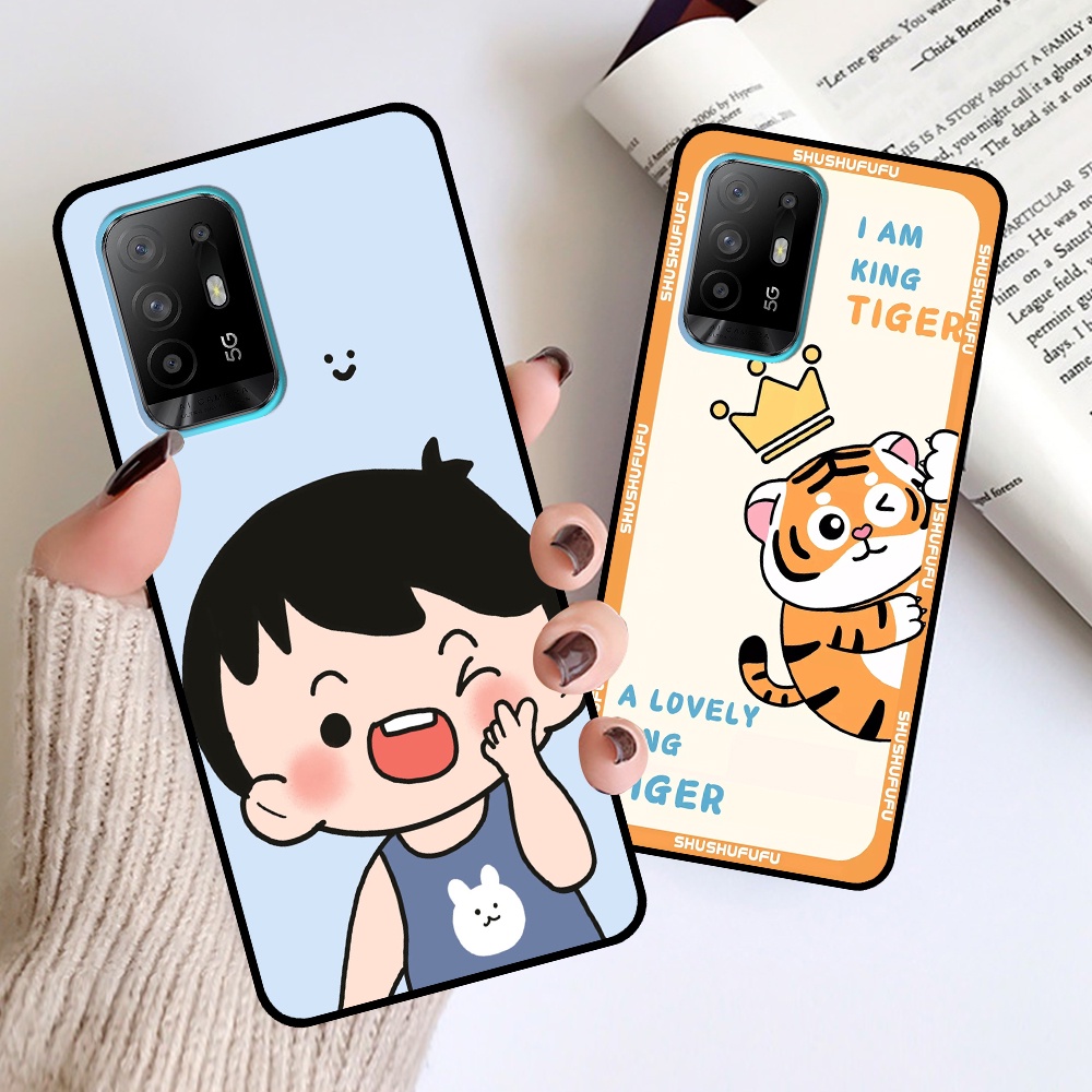 Ốp Oppo A95 5G in hình mickey, hổ, kingtiger siêu rẻ T19 - T24