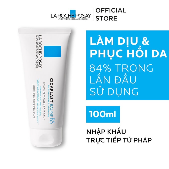 Kem dưỡng giúp làm dịu, làm mát & phục hồi da phù hợp cho trẻ em La Roche-Posay Cicaplast Baume B5 100ml