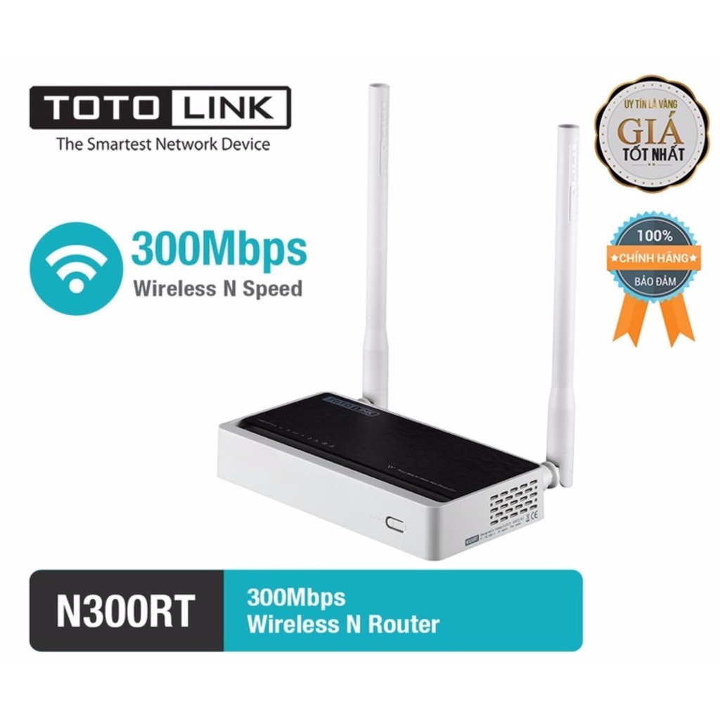 Bộ Phát Wifi Totolink N300RT Tốc Độ 300Mbps - Hàng Chính Hãng