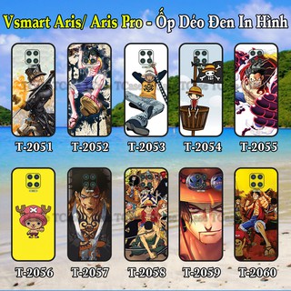 Ốp lưng Vsmart Aris/ Aris Pro dẻo đen in hình One Piece
