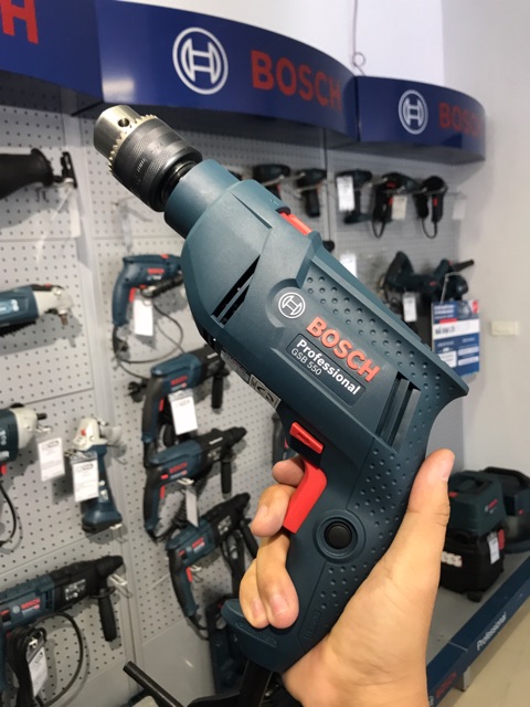Máy Khoan Động Lực Bosch GSB 550 + 100 Phụ kiện