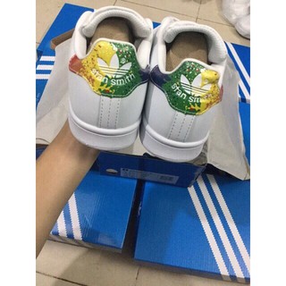 Stan Smith Super Gót Hoa Xanh (Loại Đẹp)