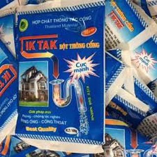 Bột thông cống TikTak  bột thông cống bio