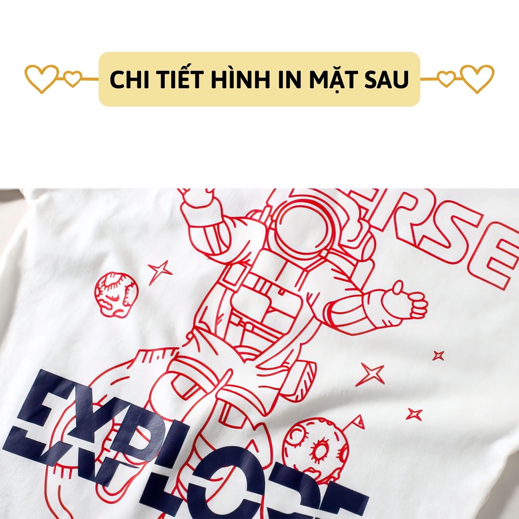 Áo thun dài tay bé trai 27Kids AKLAowkulae thu đông nam size đại 100% Cotton cho trẻ từ 4-14 tuổi  BLTS10