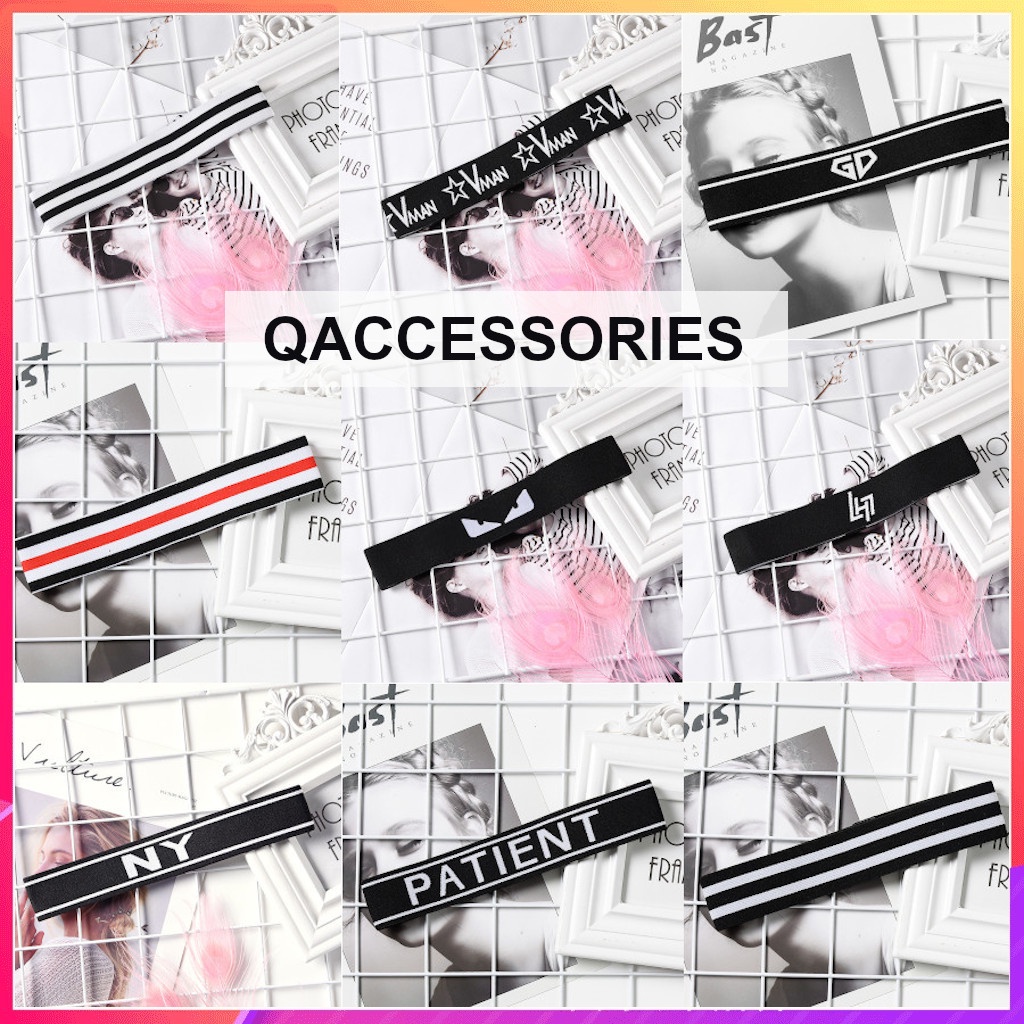 Băng đô thể thao tập gym yoga nam nữ KPOP Hàn Quốc bản nhỏ 4 cm UNISEX Headband QACCESSORIES HA180501