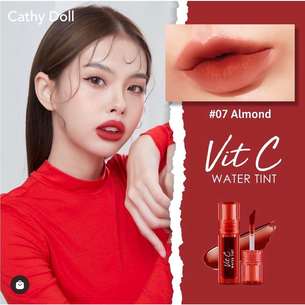 Son Tint Siêu Lì CATHY DOLL VIT C WATER TINT 2.7G