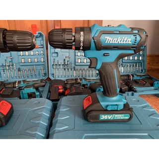 Máy khoan pin kèm phụ kiện 36v makita