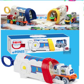 Xe lửa thomas mini bằng sắt bộ gồm 4 xe đồ chơi trẻ em