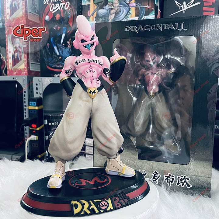 Mô hình Ma Buu Gầy 28cm - Kid Buu Tattoo GK - Figure Mabuu Dragon Ball