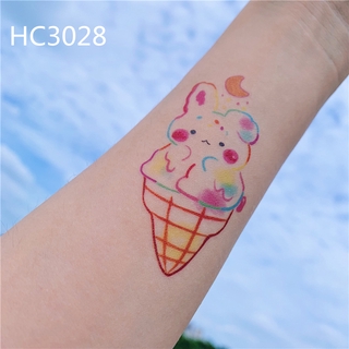 Long-lasting Waterproof Tattoos  Sticker Cartoon Pattern