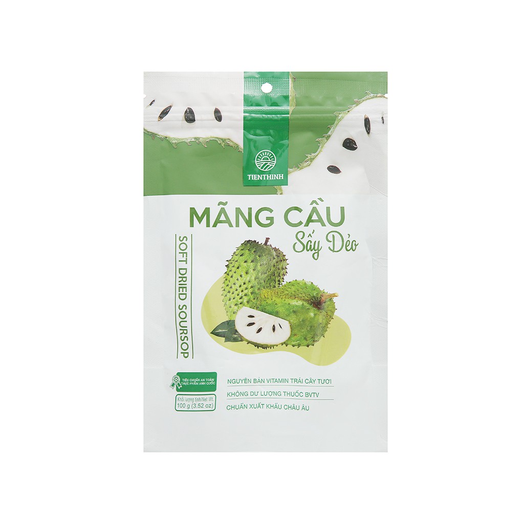 Mãng cầu sấy dẻo Tiến Thịnh túi 100g