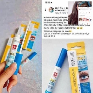 HUYẾT THANH DƯỠNG MI EVELINE 8in1 🦄