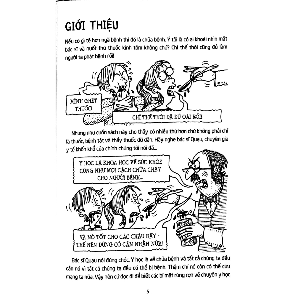 Sách - Horrible Science - Bệnh Tật Từ Thuốc Thang Ghê Tởm Đến Mổ Xẻ Ghê Rợn