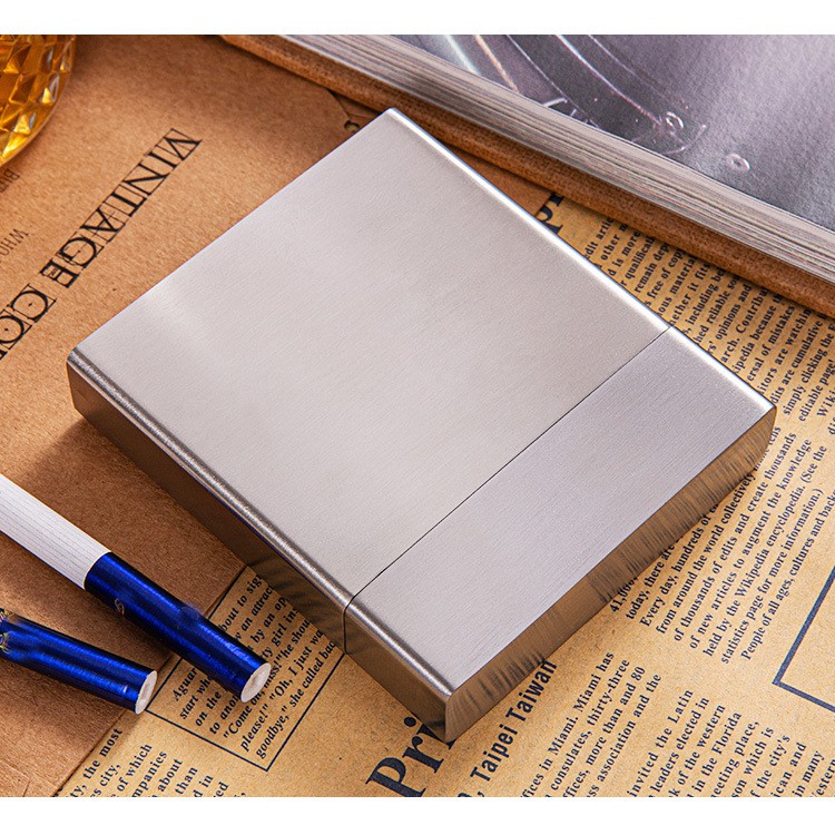 Hộp đựng thuốc vỏ nhôm đựng 20 điếu thuốc lớn thiết kế nhỏ gọn, tiện lợi HDT52Y9
